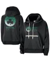 Nike Women's Black Boston Celtics Courtside Standard Issue Performance Pullover Hoodie In Black