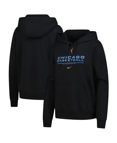 Nike Women's Black Chicago Sky Club City Pullover Hoodie
