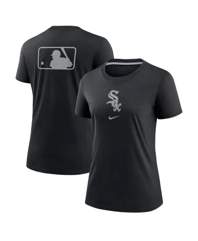 Nike Women's Black Chicago White Sox Authentic Collection Early Work Tri-blend T-shirt