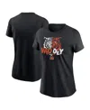 Nike Women's Black Cincinnati Bengals Hometown Local Pack T-shirt In Black