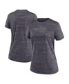 Nike Women's Black Colorado Rockies Authentic Collection Velocity Performance T-shirt In Black