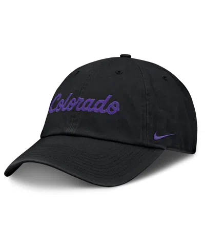 Nike Women's Black Colorado Rockies Club Adjustable Hat