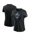 Nike Women's Black Detroit Lions 2024 Nfl Playoffs T-shirt In Black