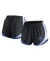 Nike Women's Black Duke Blue Devils Spring Break Tempo Performance Shorts In Black
