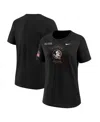 Nike Women's Black Florida State Seminoles 2025 Military Appreciation Dri-fit T-shirt In Black