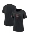 Nike Women's Black Georgia Bulldogs 2025 Military Appreciation Dri-fit T-shirt In Black