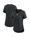 Nike Women's Black Jacksonville Jaguars Script Tri-blend T-shirt In Black