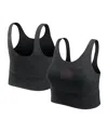 Nike Women's Black Kansas City Chiefs Performance Longline Sports Bra In Black