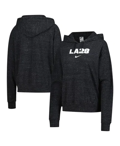 Nike Women's Black La28 Summer Olympics Gym Vintage Pullover Hoodie