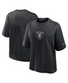 Nike Women's Black Las Vegas Raiders Boxy T-shirt In Black