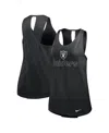 Nike Women's Black Las Vegas Raiders Performance Tank Top In Black