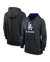 Nike Women's Black Los Angeles Dodgers Authentic Collection Performance Pullover Hoodie In Black