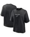 Nike Women's Black Missouri Tigers Boxy T-shirt In Black