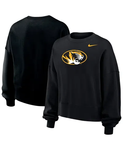 Nike Women's Black Missouri Tigers Phoenix Fleece Pullover Sweatshirt