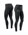 Nike Women's Black New Orleans Saints Primetime Epic Fast Performance Leggings In Black