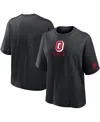 Nike Women's Black Ohio State Buckeyes Boxy Legacy Established T-shirt In Black