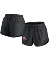 Nike Women's Black Ohio State Buckeyes Tempo Pattern Performance Shorts In Black