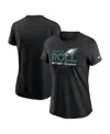Nike Women's Black Philadelphia Eagles 2024 Nfc East Division Champions Locker Room Trophy Collection T-s In Black