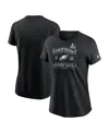 Nike Women's Black Philadelphia Eagles Super Bowl Lix Champions 90s Inspo T-shirt In Black