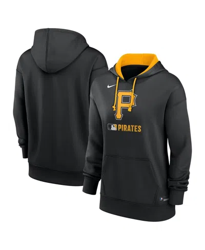 Nike Women's Black Pittsburgh Pirates Authentic Collection Performance Pullover Hoodie