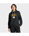 Nike Black Pittsburgh Steelers 1933 Sideline Standard Issue Dri-fit Hoodie In Black