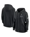 Nike Black Pittsburgh Steelers Phoenix Rewind Full-zip Hoodie In Black