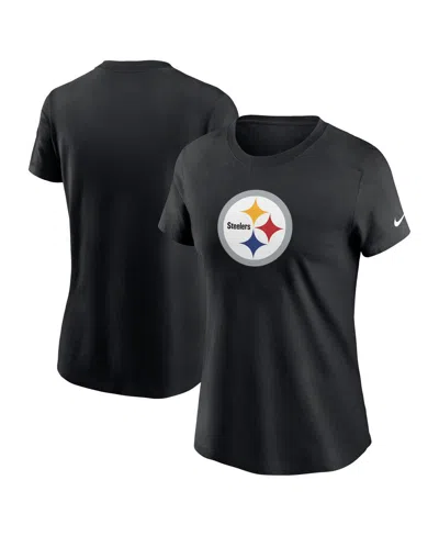 Nike Women's Black Pittsburgh Steelers Primary Logo T-shirt