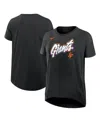 Nike Women's Black San Francisco Giants 2025 City Connect Flowy Fashion Tri-blend Performance T-shirt In Black
