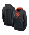 Nike Women's Black San Francisco Giants Authentic Collection Performance Pullover Hoodie In Black