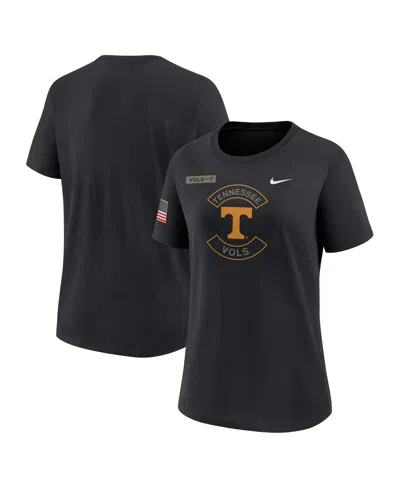 Nike Women's Black Tennessee Volunteers 2025 Military Appreciation Dri-fit T-shirt