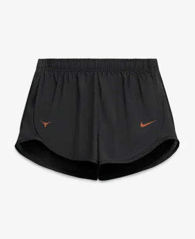 Nike Women's Black Texas Longhorns Tempo Mid-rise Dri-fit Shorts