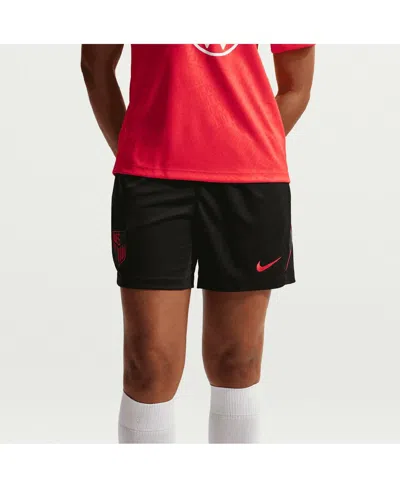 Nike Usmnt Strike  Women's Dri-fit Soccer Knit Shorts In Black