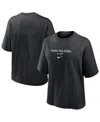 Nike Women's Black Virginia Tech Hokies Boxy T-shirt In Black