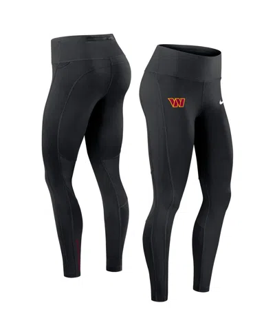 Nike Women's Black Washington Commanders Primetime Epic Fast Performance Leggings