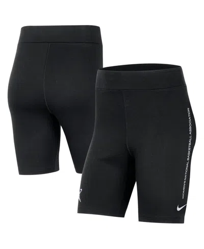 Nike Women's Black Wnba Team 13 Tri-blend 8" Biker Shorts