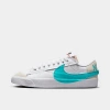 Nike Women's Blazer Low '77 Jumbo Casual Shoes In White/summit White/team Orange/dusty Cactus