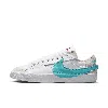 Nike Women's Blazer Low '77 Jumbo Shoes In White