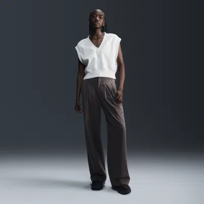 Nike Women's Bliss Dri-fit Trousers In Brown