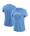 Nike Blue Chicago Cubs City Connect Wordmark T-shirt In Blue