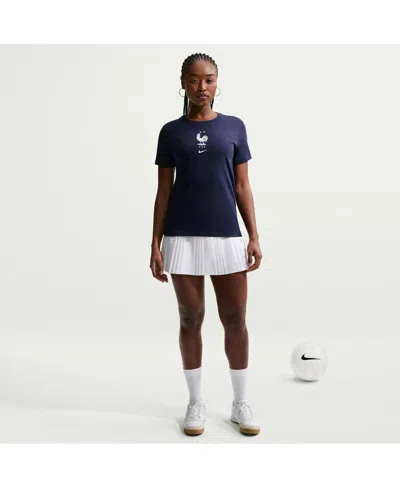 Nike Women's Blue France National Team Crest T-shirt