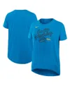Nike Blue Philadelphia Phillies 2025 City Connect Flowy Fashion Tri-blend Performance T-shirt In Blue