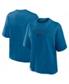 Nike Women's Blue Seattle Seahawks Glory Arch Boxy T-shirt In Blue