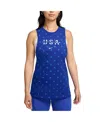 Nike Women's Blue Team Usa Icon Allover Print Muscle Tank Top In Blue