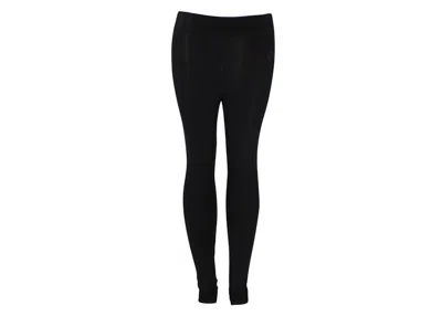 Pre-owned Nike Women's Bonded Mesh Pants In Black
