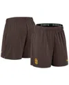 Nike San Diego Padres Authentic Collection Practice  Women's Dri-fit Mlb Shorts In Brown