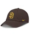 Nike Women's Brown San Diego Padres Club Adjustable Hat In Brown