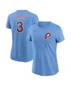 Nike Bryce Harper Philadelphia Phillies Fuse  Women's Mlb T-shirt In Light Blue