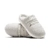 Nike Women's Burrow Slippers In Light Bone/coconut Milk/silver