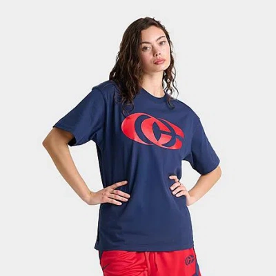 Nike Women's Caitlin Clark M90 Logo T-shirt In Blue