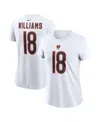 Nike Women's Caleb Williams White Chicago Bears 2024 Nfl Draft First Round Pick Fuse Name Number T-shirt In White